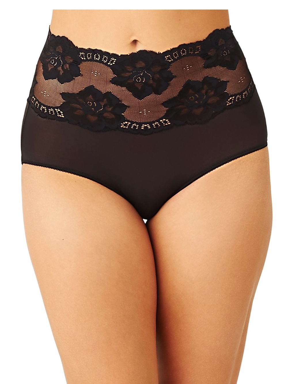 Wacoal Black Light & Lacy Full Brief NWT Size Medium